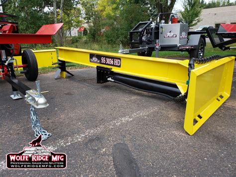 wolf ridge skid steer wood splitter|wolfe ridge professional wood splitters.